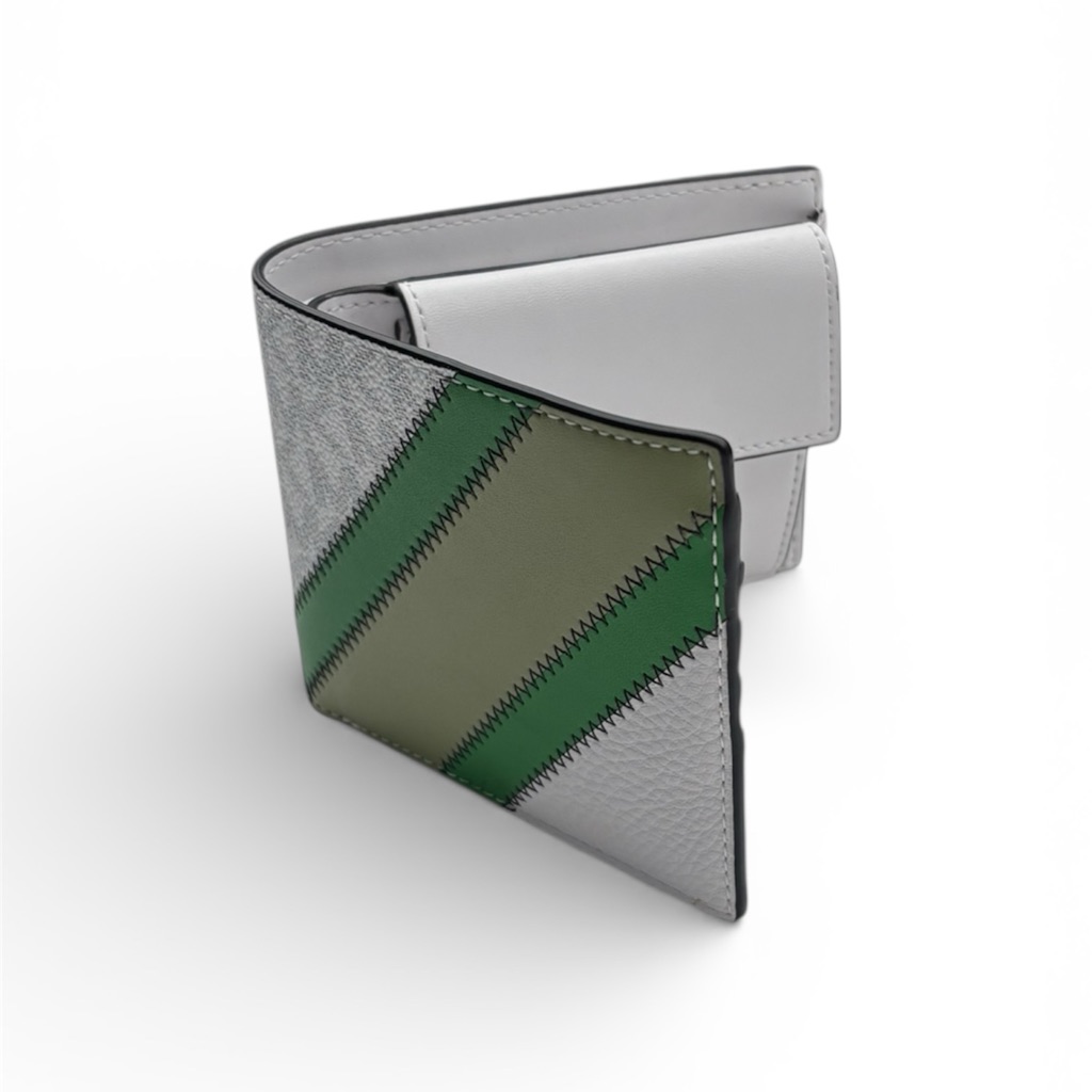 Michael Kors Green And Gray Card Holder Michael Kors Green And Gray Card Holder
